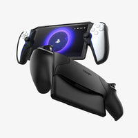 ACS07235 - Playstation Portal Case Thin Fit in black showing the back, front and sides